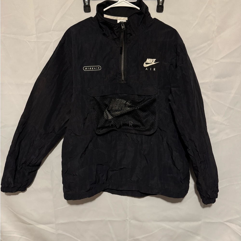 🖤 Classic Nike Air Half-Zip Windbreaker! (Streetwear Essential) 🖤